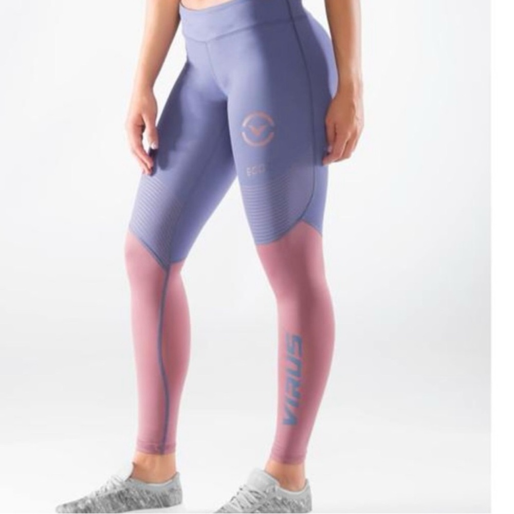 Virus Leggings Compression ECO 21 Purple Pink Women's 8 10 M